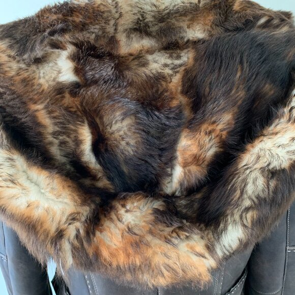 Beautiful Toscany Real Shearling Lamb Coat Size Small - Picture 9 of 9